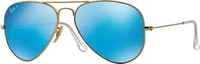 Sofort g&uuml;nstig online bestellen | Goldene Original Ray-Ban Sonnenbrille mit...