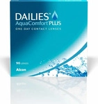 Alcon Dailies AquaComfort PLUS 90er St&auml;rke: -10.00, Radius / BC: 8.70, Durchm....