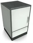 Glutos K&uuml;chenherd HH 02 S | wei&szlig; | Scharnier links | 5,5 kW