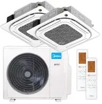 MIDEA Multisplit Klimaanlage Decken-Set | MCA4U | 3,5 kW + 3,5 kW