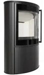 Kratki Kaminofen | BJORN | &Oslash; 150 | 10 kW | wei&szlig;er Brennraum