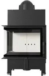 Kratki Kamineinsatz Floki | Eckscheibe links | 8 kW