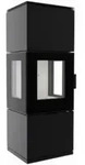 Kratki Kaminofen | INGA | Schwarzer Stahl | 8 kW