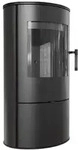 Kratki Kaminofen | Rollo | &Oslash; 150 | 7 kW | Innenverkleidung schwarz