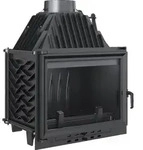 Kratki Kamineinsatz Zuzia Eco | gerades Keramikglas | &Oslash; 150 mm |12 kW
