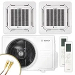 BOSCH Multisplit Klimaanlage Decke | Climate 5000 M | 2,6 kW + 3,5 kW | Quick-Connect