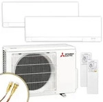 Mitsubishi Multisplit Klimaanlage | MSZ-AY | 2,5 kW + 3,5 kW | Quick-Connect