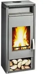 Wamsler Kaminofen | Orpheus mit Warmhaltefach gussgrau | 8 kW
