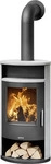 Justus 4887 23, Justus | Kaminofen | Island 7 2.0 | 7 kW | Speckstein, Stahl Schwarz
