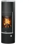 Justus | Kaminofen | Faro W+ 2.0 | 7 kW | Stahl Schwarz, Top Speckstein