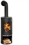Justus | Kaminofen | Faro 2.0 | 6 kW | Stahl Schwarz, Top Glas