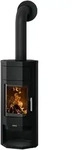 Justus Kaminofen | Usedom 5 W+ 2.0 | 5,5 kW | Stahl Schwarz