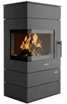 Justus | Kaminofen | Voga (W+) | 7 kW | Stahl Schwarz