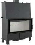 Kratki wasserf&uuml;hrender Kamineinsatz Lucy PW 20 | 20 kW | LUCY/PW/20/W