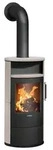 Justus | Kaminofen | Island 5 2.0 | 5 kW | Keramik Freddo, Stahl Schwarz