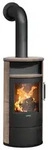 Justus | Kaminofen | Island 5 2.0 | 5 kW | Keramik Grappa, Stahl Schwarz