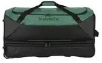 Travelite Basics Rollenreisetasche Gr&uuml;n Weichgep&auml;ck
