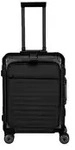 Travelite Next 4w Trolley S mit Vortasche 55 Schwarz Koffer mit 4 Rollen Koffer