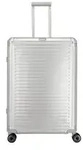 Travelite Next 4w Trolley L Silber Koffer mit 4 Rollen Koffer