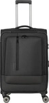 Travelite Crosslite 4w Trolley M Schwarz Koffer mit 4 Rollen Weichgep&auml;ck