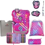 DerDieDas ErgoFlex Easy NEON Set Punkie Schulrucksack