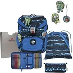 DerDieDas ErgoFlex Superflash Set Blue Robot Schulrucksack