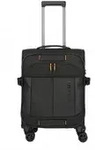Travelite Briize Trolley S Schwarz Koffer mit 4 Rollen Weichgep&auml;ck