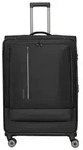 Travelite Crosslite Trolley XL Schwarz Koffer mit 4 Rollen Weichgep&auml;ck