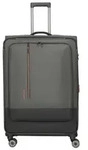 Travelite Crosslite Trolley XL Oliv Koffer mit 4 Rollen Weichgep&auml;ck