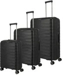 Travelite Mooby 4w L/M/S VT Schwarz Kofferset