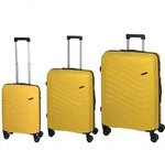 CHECK.IN Orlando Trolley-Set Orlando 3-tlg. Gelb Koffer mit 4 Rollen Kofferset