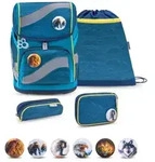 Belmil Smarty Schulranzenset Waves Orange Schulranzen Set
