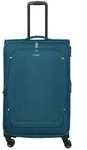 Travelite Umbria 4w Trolley L Petrol Koffer mit 4 Rollen Weichgep&auml;ck