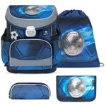 Belmil Mini-Fit Schulranzenset Football 4 Schulranzen Set