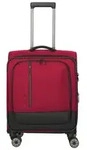 Travelite Crosslite 4W Trolley S Erw. Red Koffer mit 4 Rollen Weichgep&auml;ck