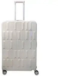 Travelite Panello Trolley L Ivory Koffer mit 4 Rollen Koffer