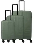 Travelite Air Stripe Trolley 4w L/M exp./S Slim Green