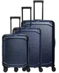 Travelite Millennium Trolley 4w L/M exp./S Navy Koffer mit 4 Rollen Kofferset