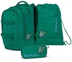 Satch Pack Schulrucksack Set Fearless Green Schulrucksack