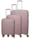 Travelite Voyaage Trolley 4w L/M exp/S Blush Koffer mit 4 Rollen Kofferset