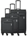 Travelite Priego Trolley 4w L/M/S Anthrazit Koffer mit 4 Rollen Weichgep&auml;ck