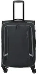 Travelite Corsiica Trolley 4w M exp. Black Koffer mit 4 Rollen Weichgep&auml;ck
