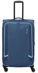 Travelite Corsiica Trolley 4w L exp. Blue Koffer mit 4 Rollen Weichgep&auml;ck