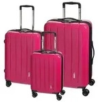 CHECK.IN London Trolley-Set London 2.0 3-tlg. Pink Koffer mit 4 Rollen Kofferset