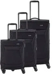 Travelite Chios 4w L/M/S Schwarz Koffer mit 4 Rollen Weichgep&auml;ck