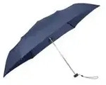 Samsonite Rain Pro 3 Sect.Ultra Mini Flat Blue Regenschirm