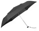 Samsonite Rain Pro 3 Sect.Ultra Mini Flat Black Regenschirm