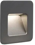 Faro Outdoor LED Wand-Einbauleuchte NASE SQ, IP44, 9.4 x 9.4cm, 220-240V AC, 3W...