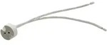 HEITRONIC Keramikfassung Universal f&uuml;r G4/GU4/GU5.3/GY6.35, 13cm Kabel mit offenen
