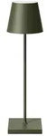 SIGOR LED-Akku-Tischleuchte NUINDIE USB-C, IP54, rund, 38cm, 2.2W 2200K/2700K